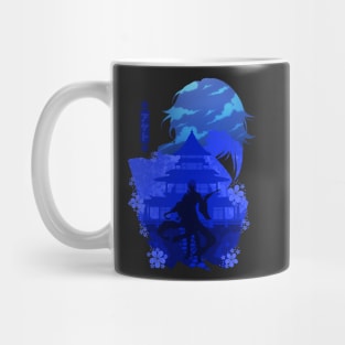 GENSHIN IMPACT KAMISATO AYATO NEGATIVE SPACE Mug